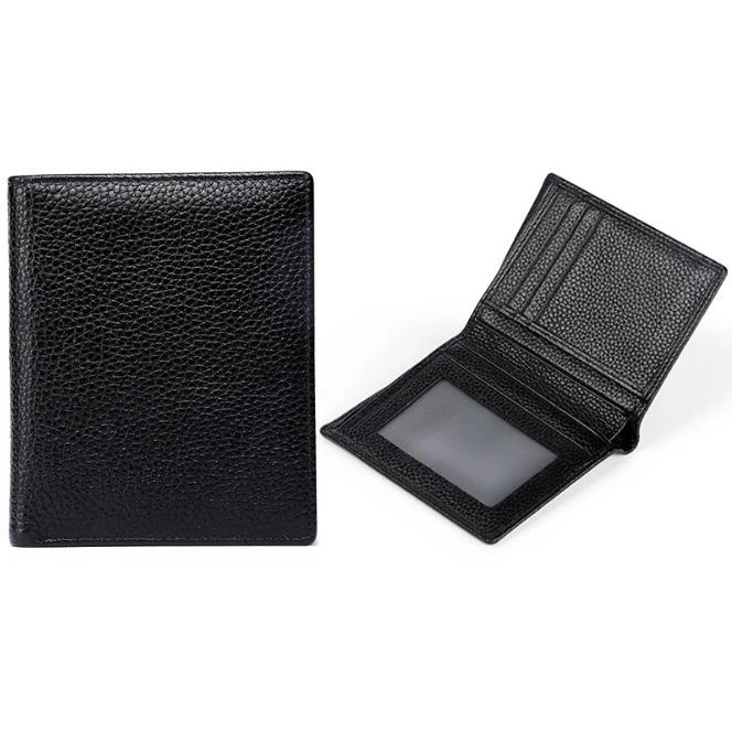 

Short genuine Leather really leather man Wallets, Brown / customized