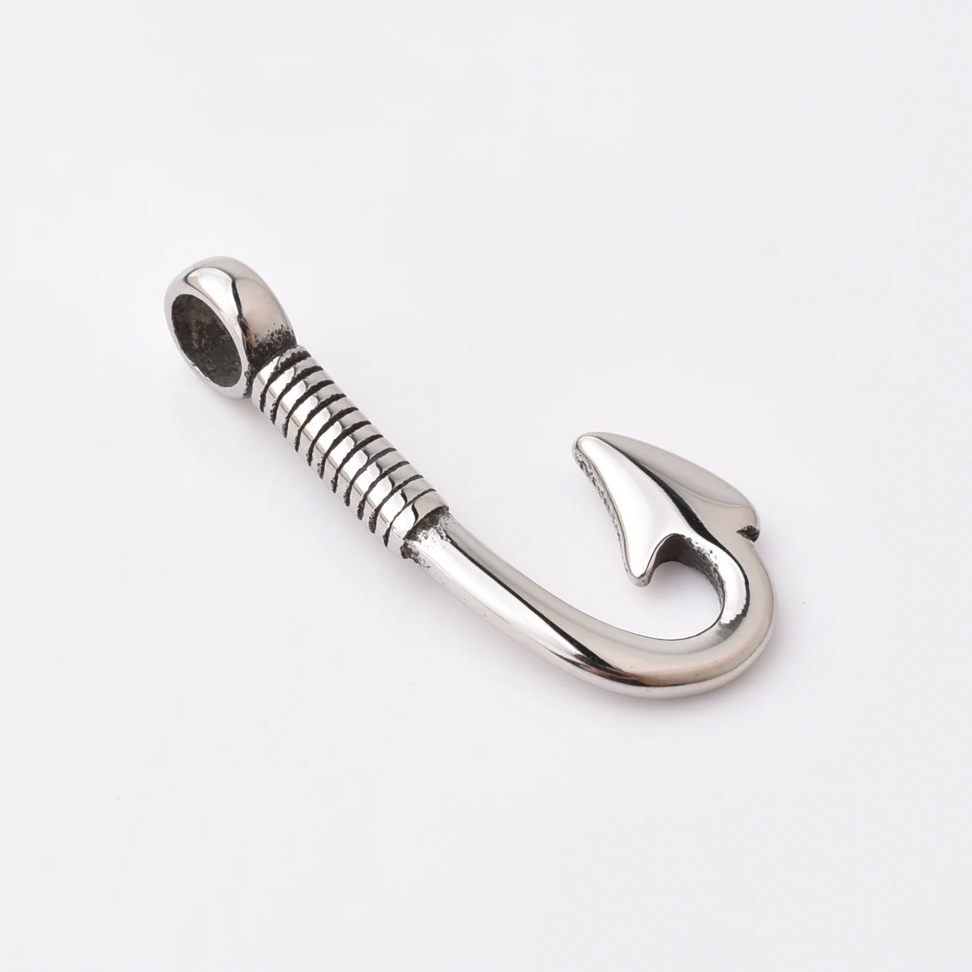 

Silver Color Stainless Steel Clasp Hook End Clasps Connectors For Leather Bracelet Diy Jewelry Making