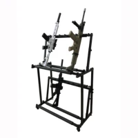 

High Quality Custom metal Wall Mount Gun Rack / Rifle Shotgun Display Stand