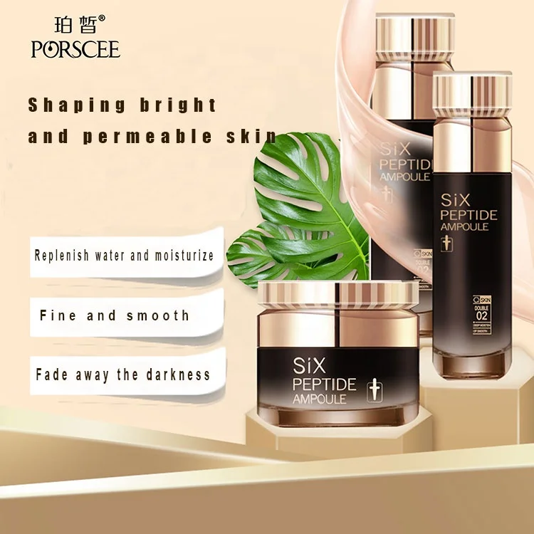 Porscee Best Selling Six Peptide Cream Korean Skin Care Sets 5pcs Anti