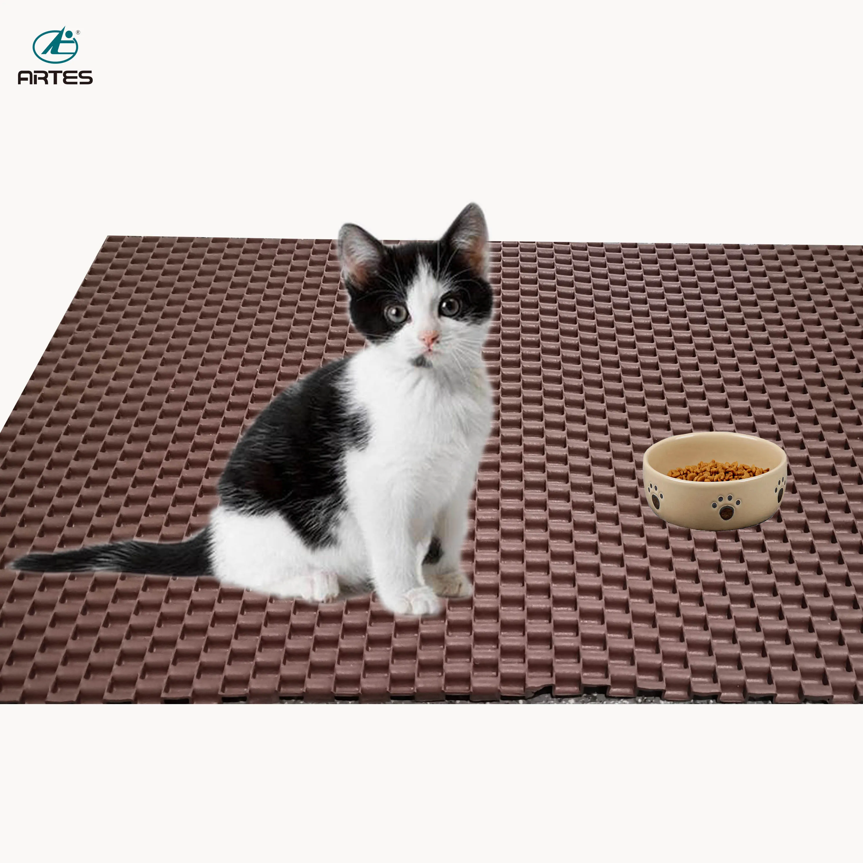 

Manufacturer Wholesale Durable Non-Slip Cat Litter Trapper Scatter Control Easy to Clean Odorless PVC Material Cat Litter Mat