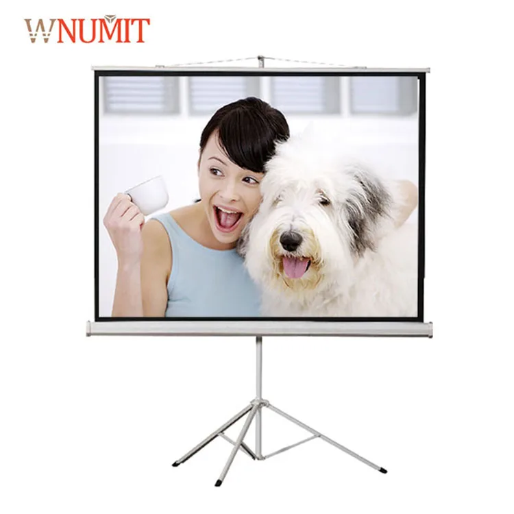 Cheaper price Tripod Projector Screen with Stand