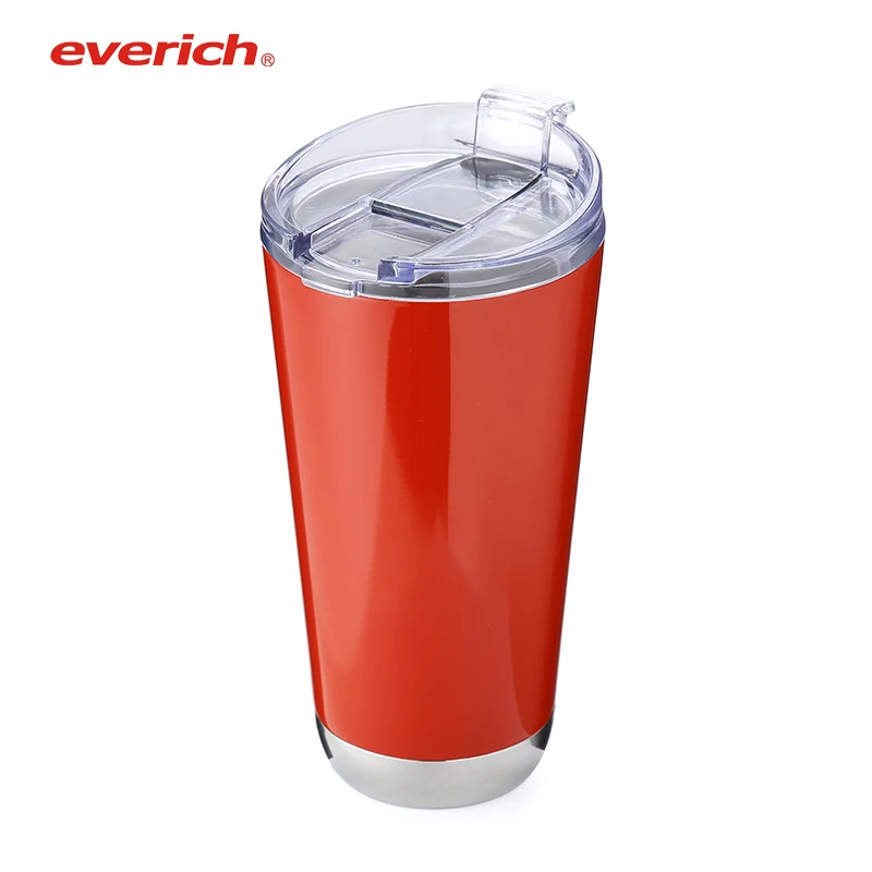 

Everich Free sample 20oz new design color custom beer tumbler stainless steel tumbler cups in bulk with tritan lids, Customized color