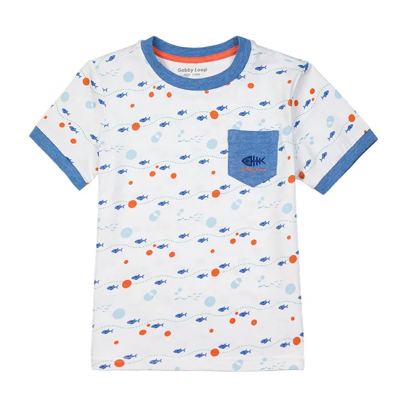 

Gabby Loop Kids Summer Round Neck Short Sleeve Boys T shirt For Children Printed Cotton Kids T-Shirts