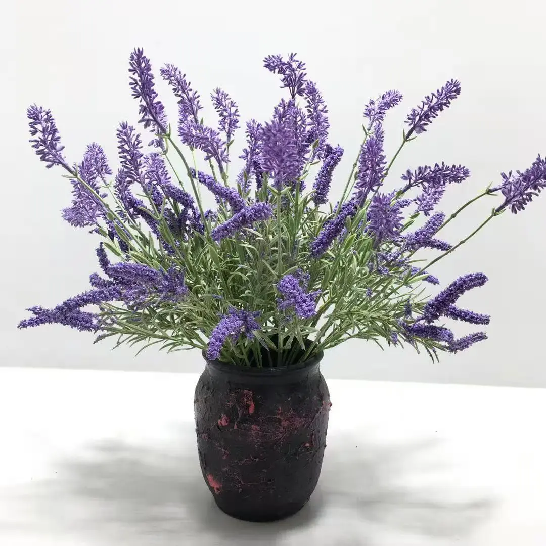 

Factory direct 42CM12 heads of lavender indoor and outdoor decoration, Customized