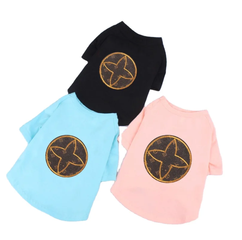 

Classic design Luxury brand popular dog shirts pets accesories, As photo show