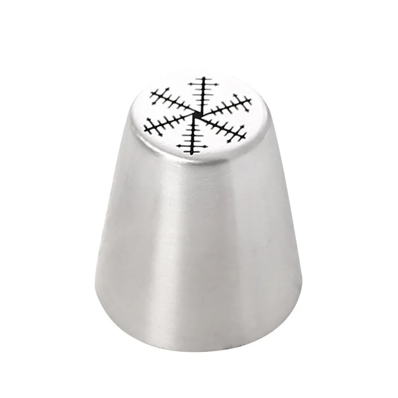 

Variety of Snowflake Christmas Series Russia Nozzles Stainless Steel Seamless Nozzles Cream Mouth Accessories
