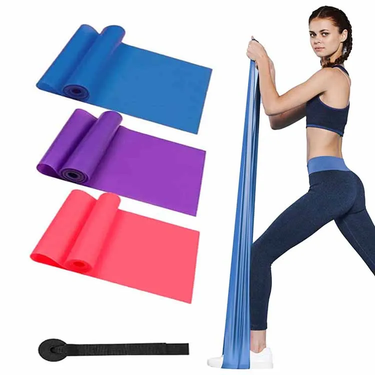 

Physical Therapy Long Latex Free Elastic Stretch Exercise Workout Yoga Resistance Bands, Customized color