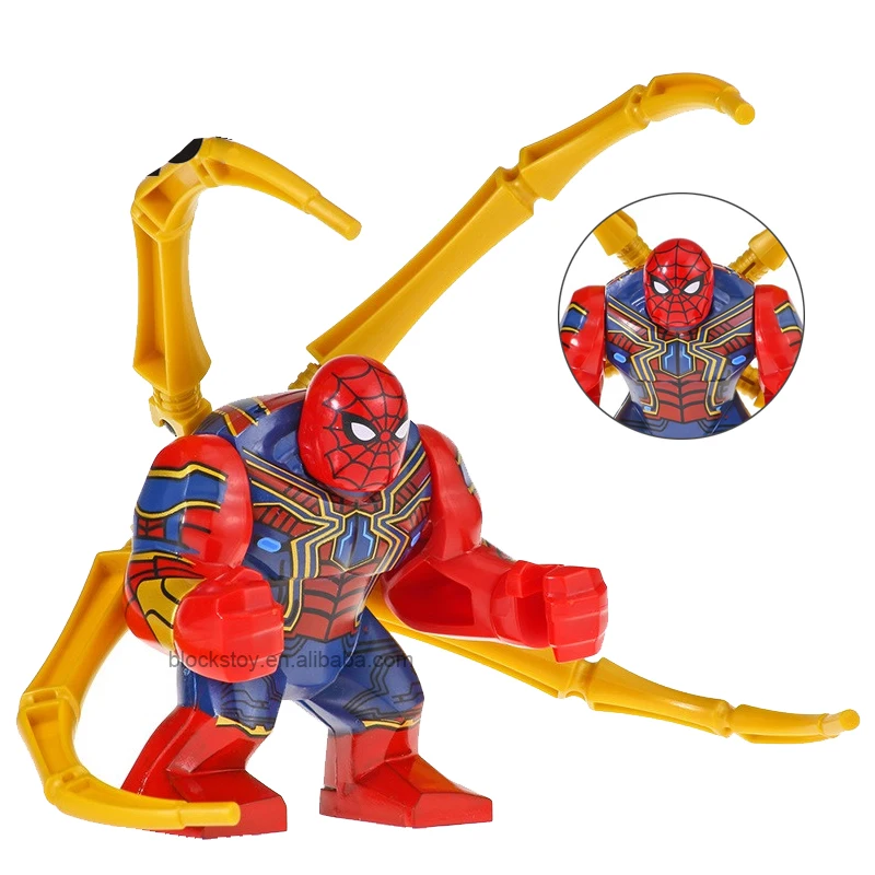 

Super Heroes Venom Carnage Spider Action Man Figure Building Blocks Model Toys KF1174