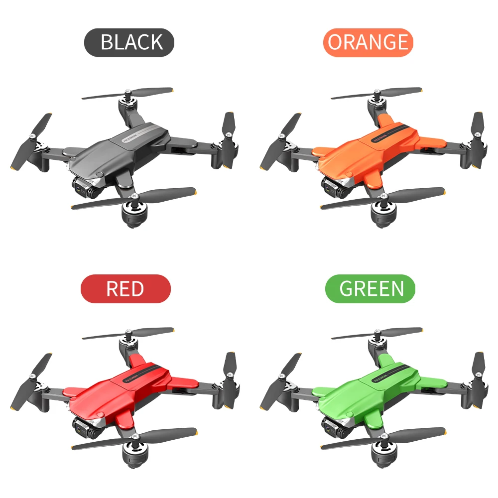 

2022 New Tecnologia Colorful 4K HD Aerial Camera Quadcopter Intelligent Following Rc Professional Drone with Camera, Black/orange/red/green