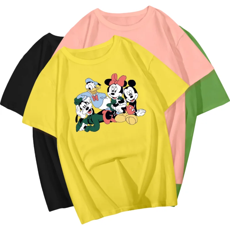 

Short sleeved T-shirt women's top 2021 summer new Korean edition women's fashion bottom shirt loose T-shirt ladies