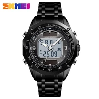 

SKMEI 1493 Quartz Digital Electronic Men Watch Fashion Casual Outdoor Sports Male Wristwatch Dual Time Date Week Stopwatch Alarm