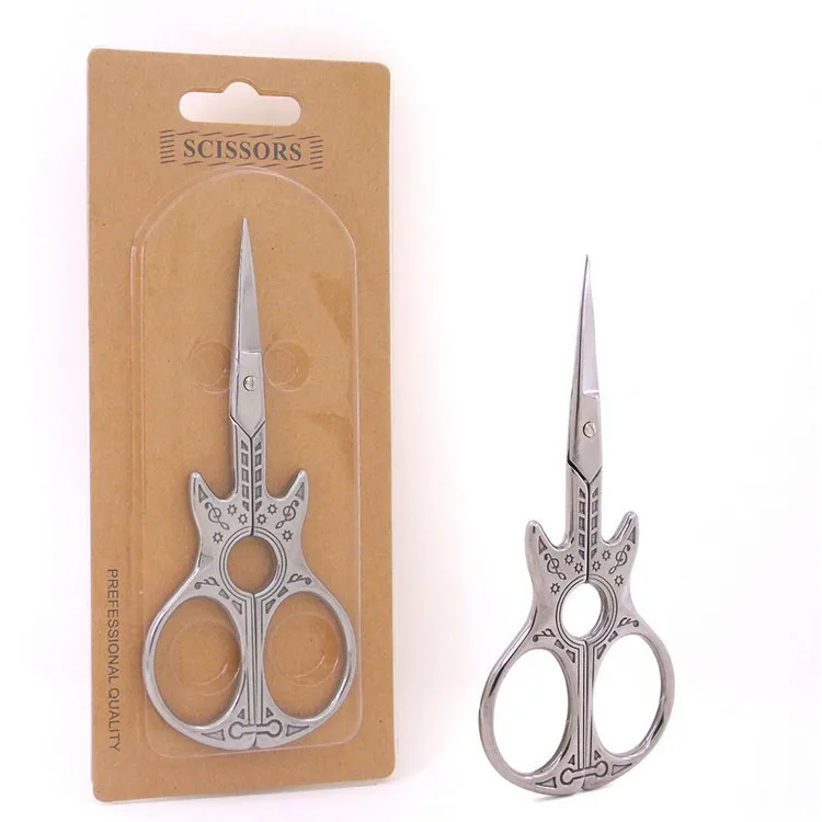 

Vintage Embroidery Trimming Sewing Scissors Engraved Tailoring Antique Phoenix Scissors