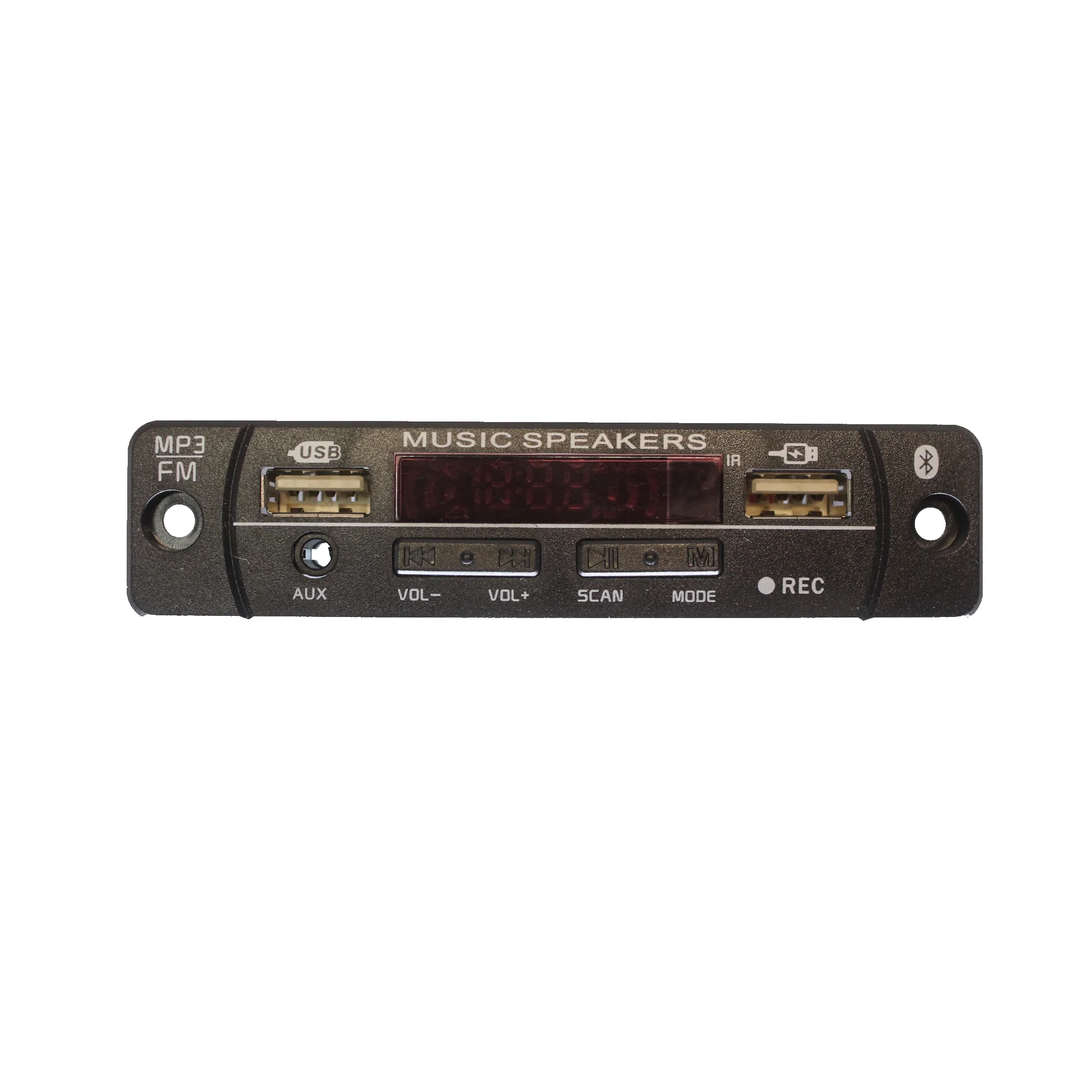 

JLH-111 DOUBLE USB Car Mp3 BT Player With Line Out Module 12V Mp3 Usb Sd Decoder 747D Board
