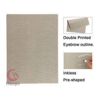 

Double Sides Microblading Practice Skin Without Ink Pigment Latex Permanent Makeup Inkless Practice Skin With Eyebrow Shape