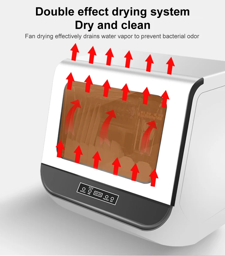 Household Mini Table Top Dish Washing Machine Home Built In Smart Dish Washer