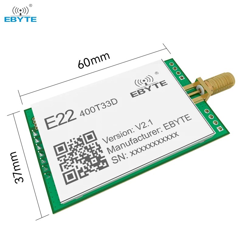 

Ebyte OEM ODM E22-400T33D new stable communication SX1262 16km wireless receiver module lora module 433mhz