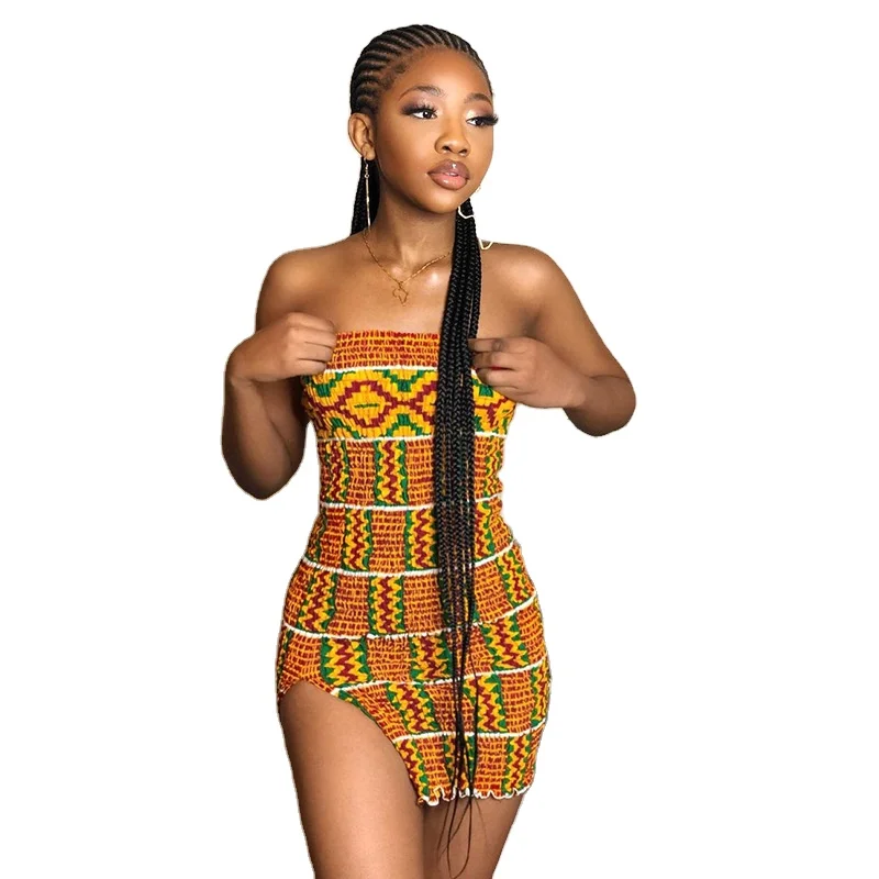 

2021 New Arrival Hot selling Women summer sexy off shoulder sleeveless slim ladies casual dresses