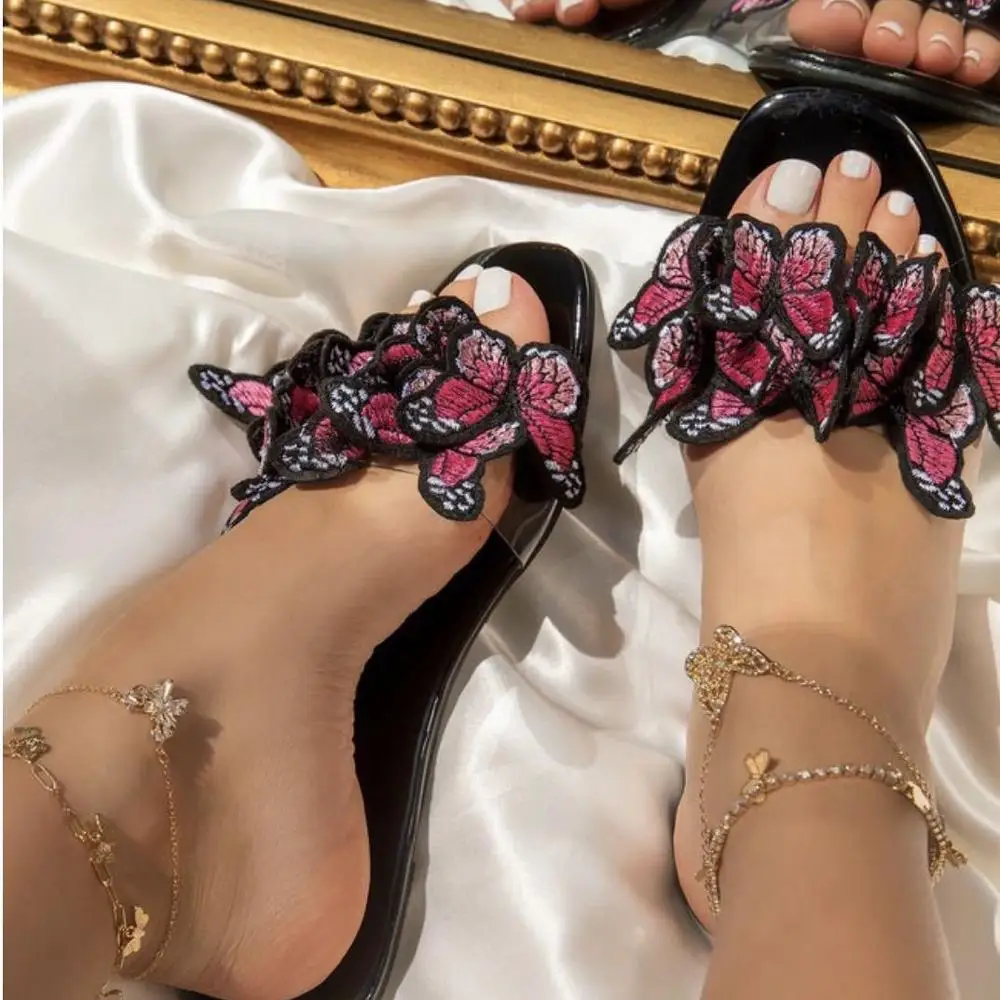 

2021 New Arrival Women's Slippers ladies shoes 2021 Butterfly Slipper footwear ladies flip flops woman shoes ladies slippers