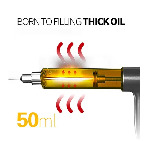 
2019 Digital Temperature Heating thick oil filling machine semi automatic filling gun for wax oil vape pen cartridges 