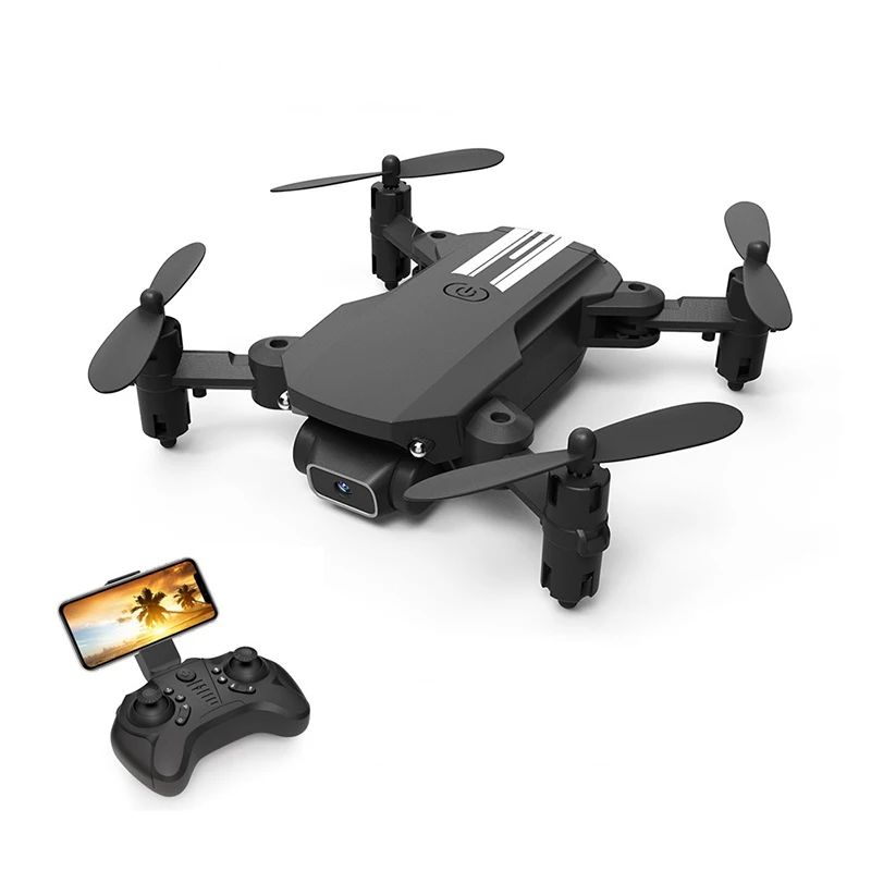 

ABS Mini Wifi FPV RTF Altitude Hold Mode Foldable RC Drone Quadcopter With 0.3MP 5MP 4K HD Camera, Black/grey white