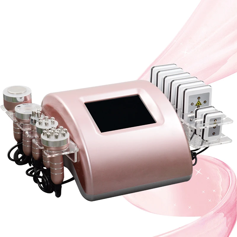 

6 in 1 multifunction beauty machine rf skin tightening beauty equipment mini 40k cavitation
