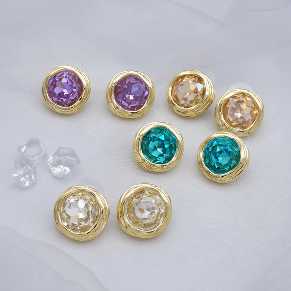 

GDJWRI TB78 accessories jewelry gold plated luxury wholesale long drop women big chunky brass earrings