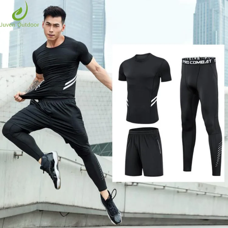 

Fitness Apparel Clothing OEM Wholesale men Active Wear Set, Customized colors