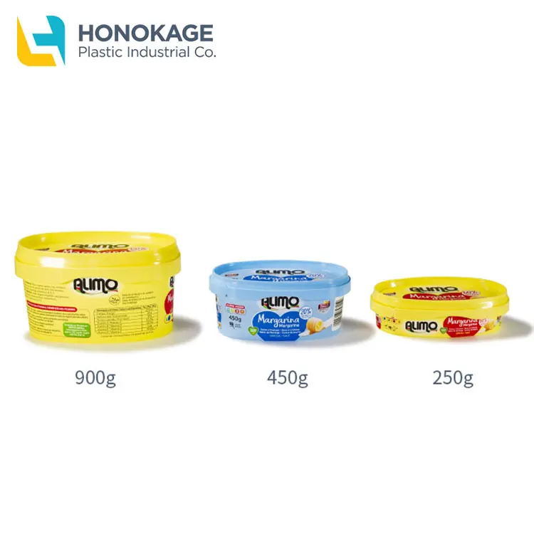 250ml Iml Plastic Butter Tubs With Tamper Evident Proof Tab Buy 250ml