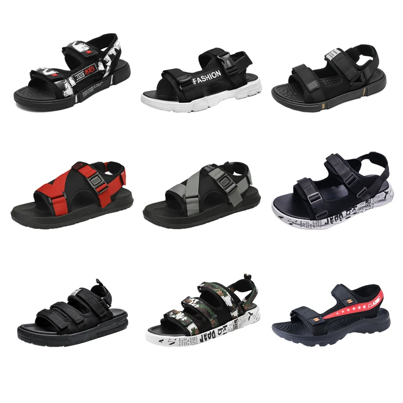 

2022 New Men Style casual shoes Wholesale New Arrival Men Outdoor Strappy Rope Flat Thong Sandals