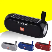 

Waterproof TG182 Speaker Portable Column Wireless Stereo Music Box Solar Power Bank Boombox MP3 Loudspeaker Outdoor Speakers