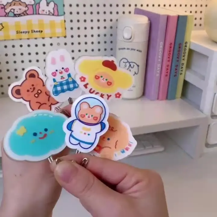 

Hook cartoon wall hanging free perforation wall seamless strong adhesive sticker hook