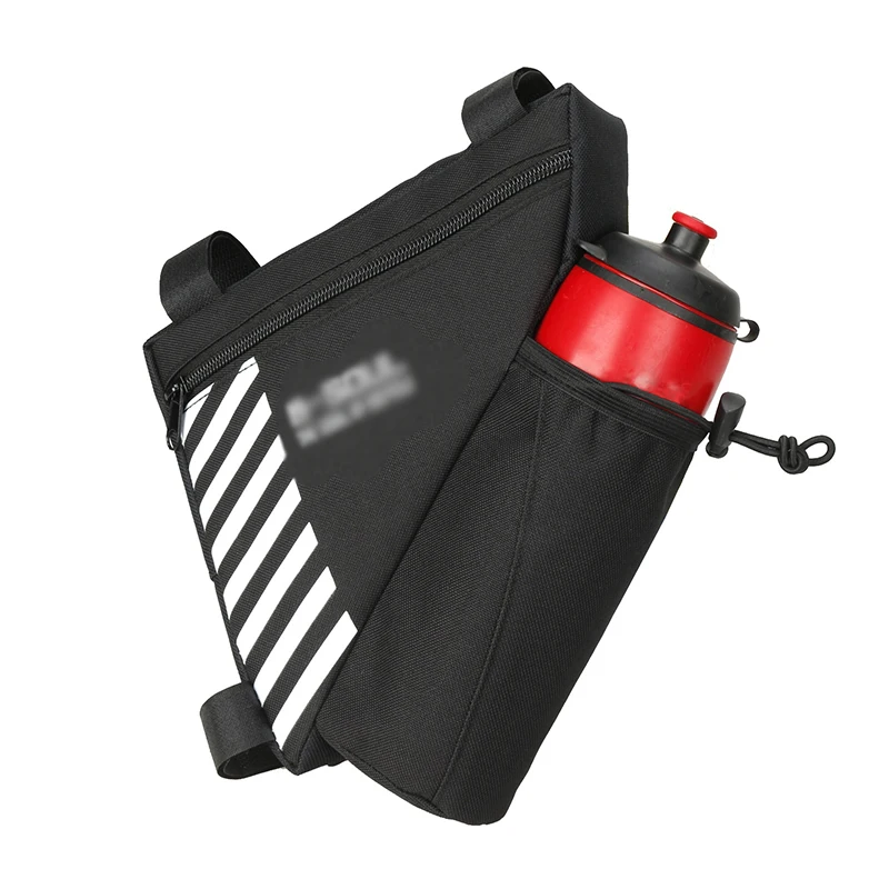 

Front Tube Frame Mountain Bike Pouch Frame Holder With Cycling Water Bottle Bag Triangle Cycling Bicycle Saddle Bags, 5 color