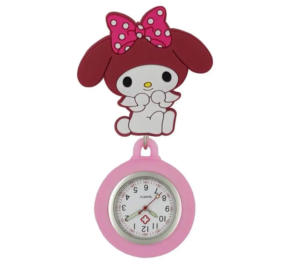 

Lovely cartoon acrylic pocket watch cute quartz watches, Multi colors