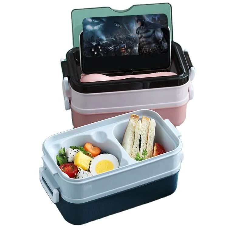 

Lunch Box Student Lunch Box 304 Stainless Steel 2020 New Style Lunch Box Lunchbox Cutlery