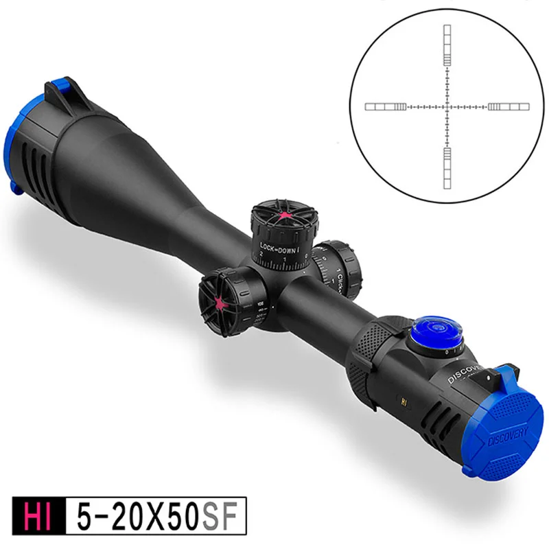 

Discovery Optics HI 5-20X50SF Tactical Rifle Scope Long Range Hunting Telescopes 30mm Tube Shooting Sights Fit .50BMG Spring Gun