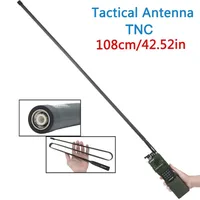 

TNC Dual Band VHF UHF 144/430Mhz Foldable Tactical Antenna For Walkie Talkie Kenwood TK 388 Harris AN/PRC 152 AN/PRC 148 Maran