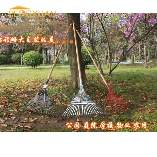 
Factory supply garden tools Wholesale wooden stick garden rake wooden handle leaf rake 