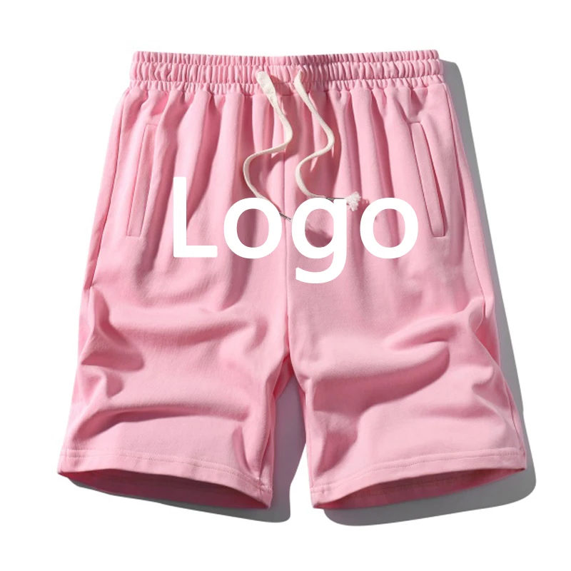 

Custom high quality casual drawstring shorts men casual solid color men's sweat shorts cotton running gym shorts men boys