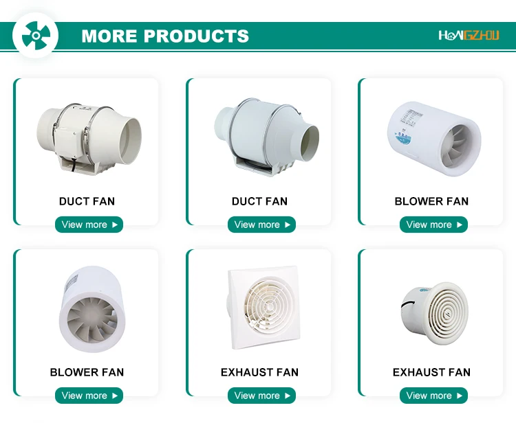 Centrifugal Small Industrial Fan, Plastic, Inline - detail 20