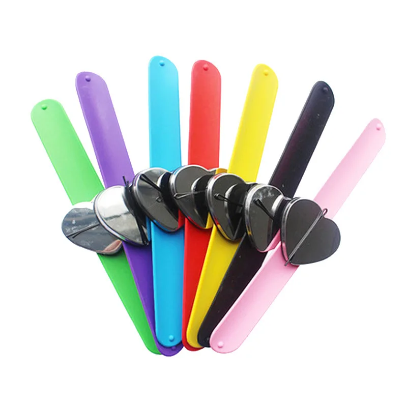 

customized hair salon barber slap wristband product magnetisch polsband hair bobby pin holder wrist heart bands for hair