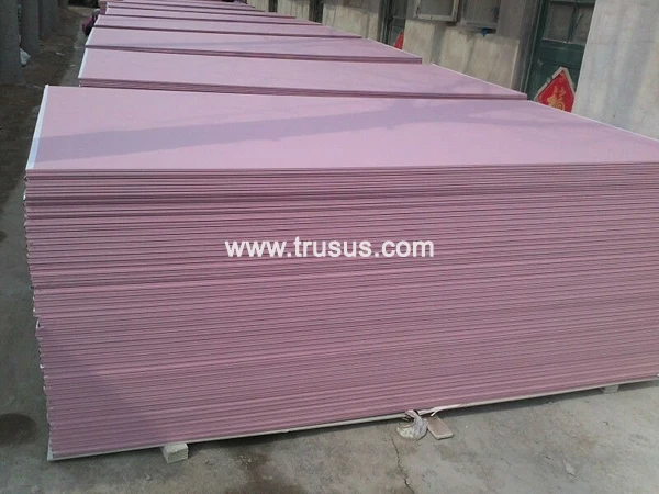
Square Edge Raw Material Drywall Sound Absorption Plaster Sheets 