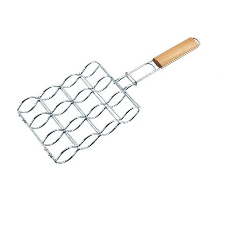 

Hot Sale Wooden Handle Corn bbq grill tools set