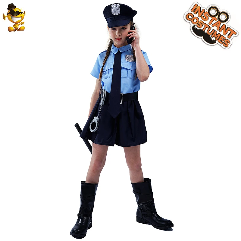 Kids Halloween Costume Police Officer Costume Personalized Police Uniform Dress Up Career Day Outfit Police Officer Outfit SWAT Helmet Kleding Unisex kinderkleding pakken 