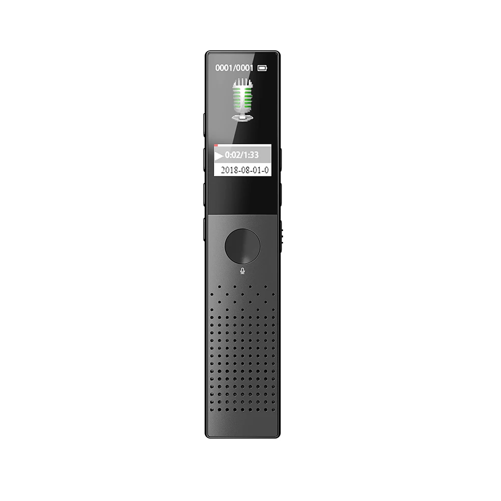 

Professional dual microphone digital audio mini voice activated recorder hq small small hidden secret voice recorder