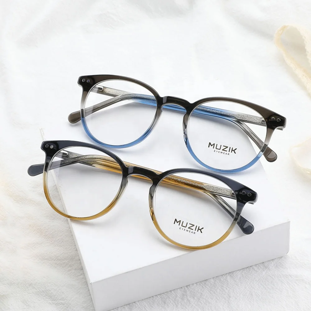 

RGA046 New Style Custom Retro Popular Brand Women Popular Acetate Optical Eyeglasses Frame