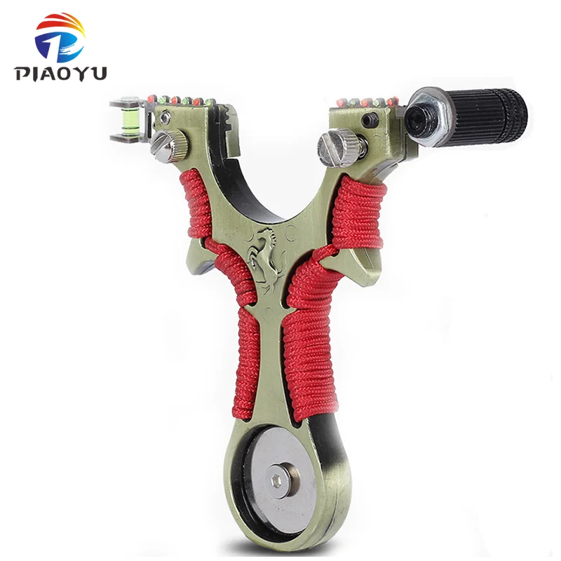 

Infrared Aiming Metal Rubber Powerful Sling shot Hunting Slingshot