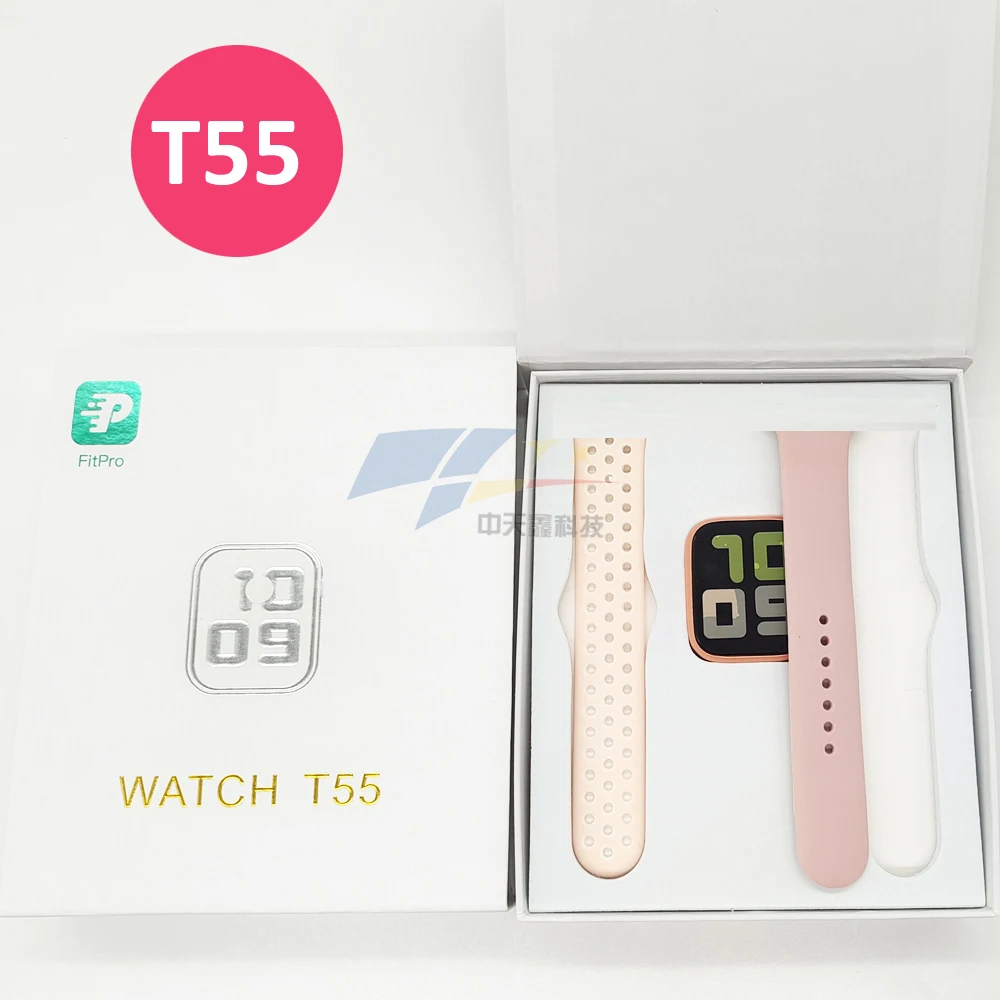 

New T55 smartwatch serie 6 bt blood oxygen Sport health smart watch 2021 digital watches