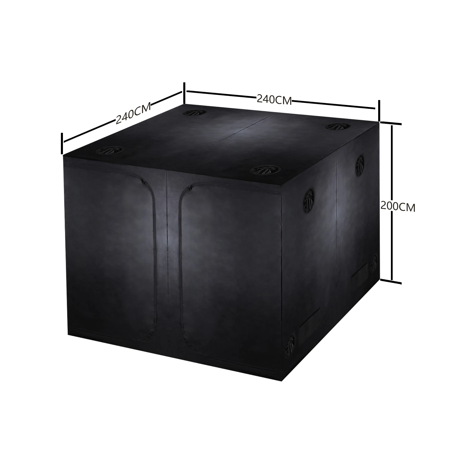 

240x240x200 600D Factory wholesale hydroponic grow tent indoor grow room grow box