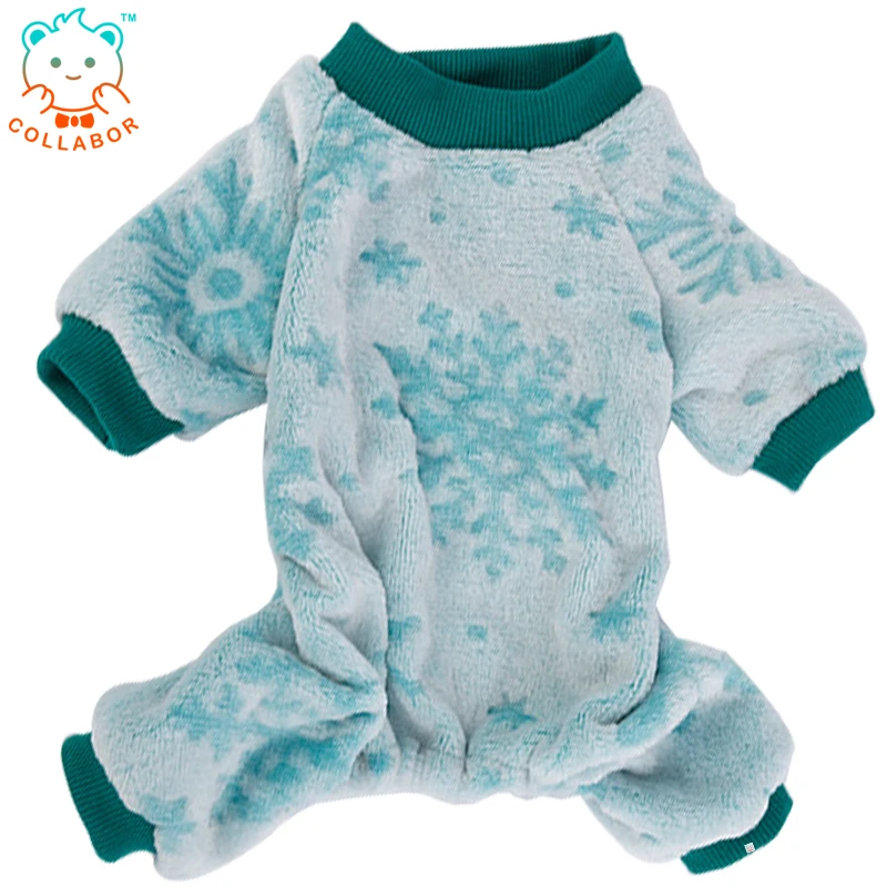 

COLLABOR Heart Snow Pattern Dog Winter Jumpsuit Pet Clothes Jumpsuit Waterproof Dog Cat Jacket, Solid, digital print